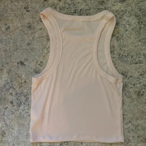 "Sunday Best" Racer Back Cropped Tank Top - Picture 2 of 3